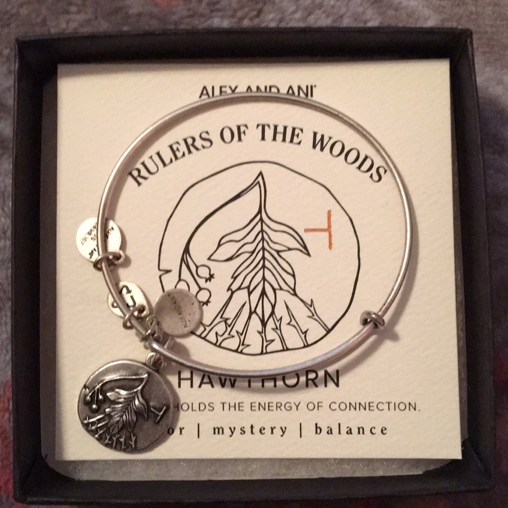 Alex and Ani Rulers of the Woods Hawthorn Bracelet